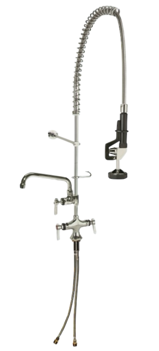 Picture of Encore®, deckmount pre-rinse unit brass, with add-on faucet 10"